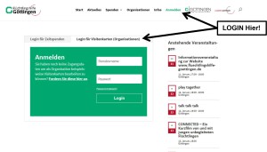 Login zur fluechtlingshilfe-goettingen.de